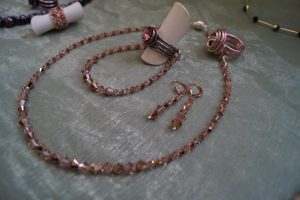 Swarovskikette rosegold